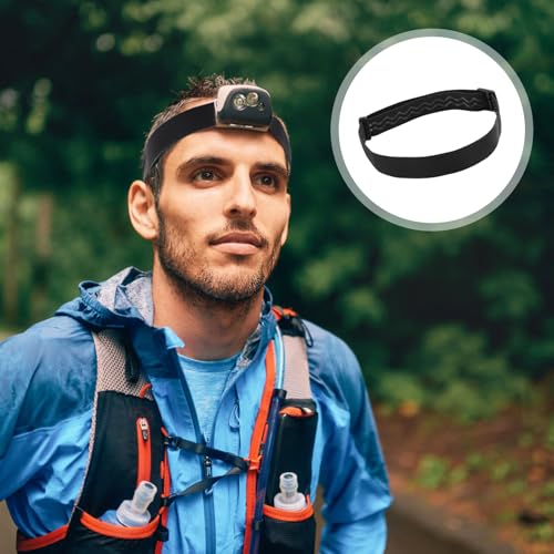 Elastic Headlamp Strap - Comfortable Nylon Replacement Band