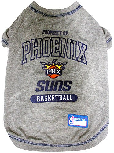 Pets First NBA Licensed Small Hoodie & T-Shirt for Dogs & Cats - Phoenix Suns