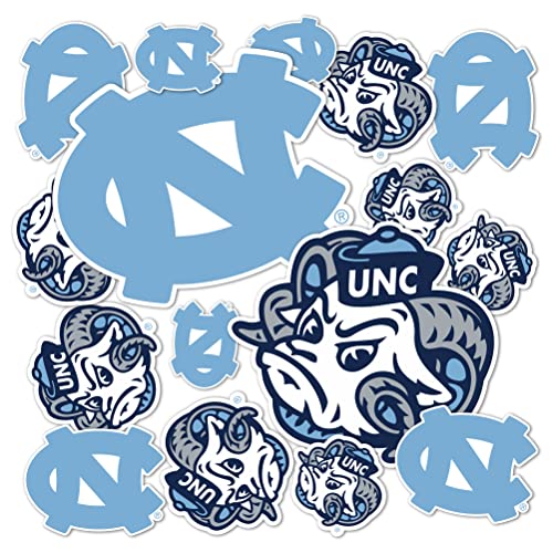 North Carolina Tar Heels Sticker Decal 8.5x11 Inch Vinyl NCAA Fan Accessory