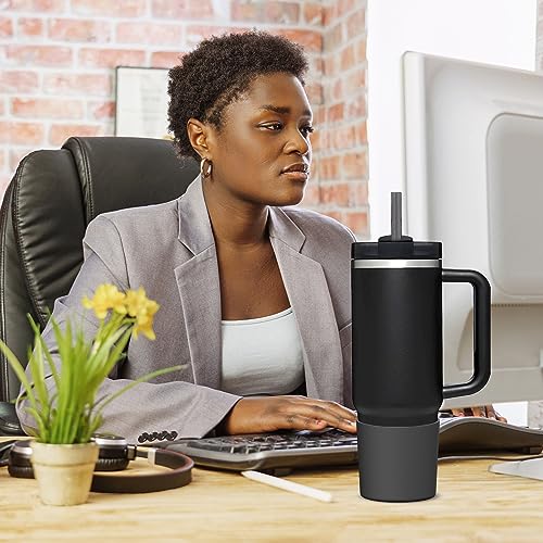Silicone Boot for Stanley Quencher H2.0 40oz Tumbler - Black