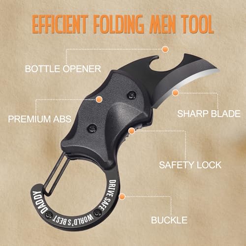 Drive Safe Multitool - Engraved EDC Box Cutter Gift for Dad