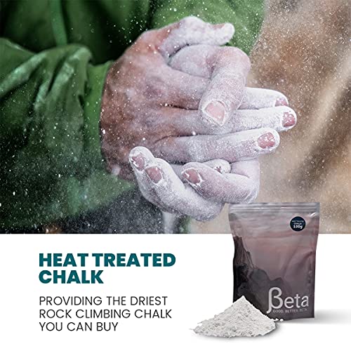 Premium Rock Climbing Chalk - 100 Grams of Heat Treated Magnesium Carbonate