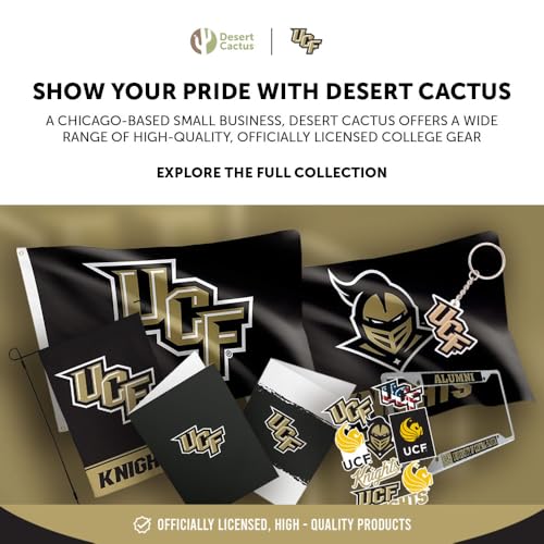 UCF Knights 20-Count 9-Inch Paper Plates for Tailgates & Parties