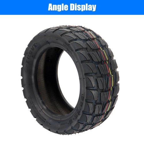 CMIYETO 90/55-6 Scooter Tire 10 inch Off Road Tire 10x3.0 Wider & Thicker Rubber Tubeless Tire Motorcycle Electric Scooter Tires Outer Tire Replace for 90/55-6 80/65-6 tyre Wheel Parts