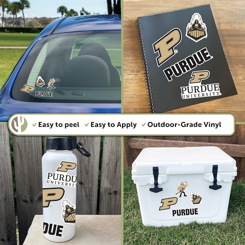 Desert Cactus Purdue University Boilermakers Sticker Decal - Officially Licensed