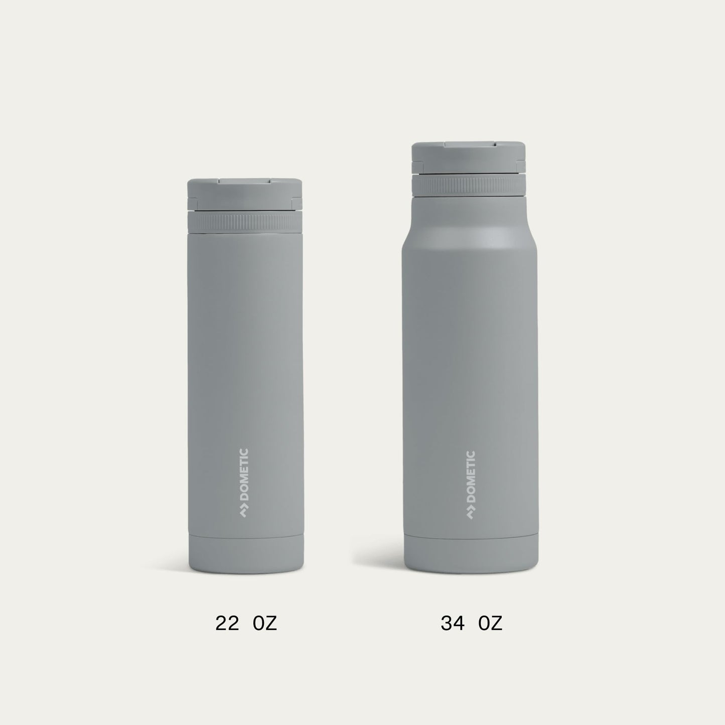 Dometic 34 oz Insulated Sip Bottle | Stainless Steel Drinkware with Covered Sip Straw Lid | Silt