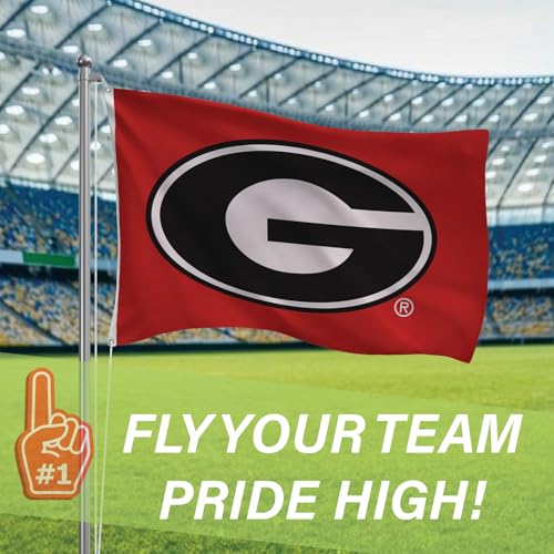 University of Georgia Flag - 3'x5' Outdoor College Banner with Grommets