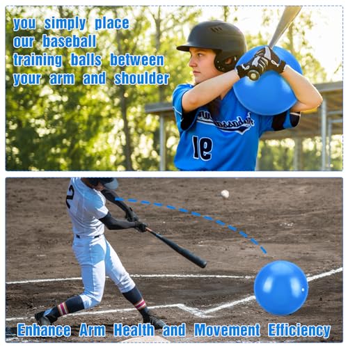 RoundFunny 4 Sets Connection Ball for Baseball 9.8 Inches