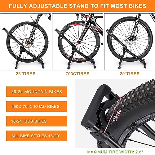 CXWXC 1 Bike Floor Stand Indoor Bicycle Rack Garage Storage