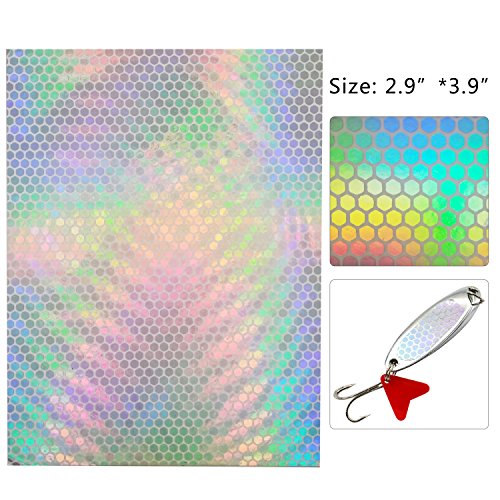 Holographic Fishing Lure Tape - 15pcs Waterproof DIY Stickers