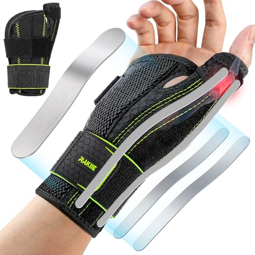 Thumb Brace Wrist Support for Right Hand - L/XL - Yellow