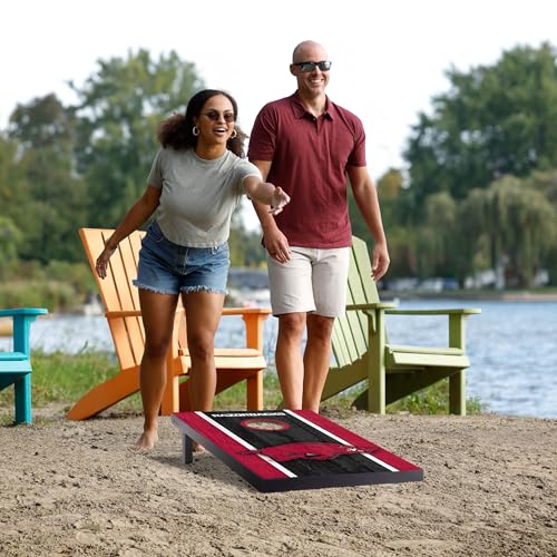 Portable Cornhole Game Set - 2' x 3' with Arkansas Razorbacks Logo