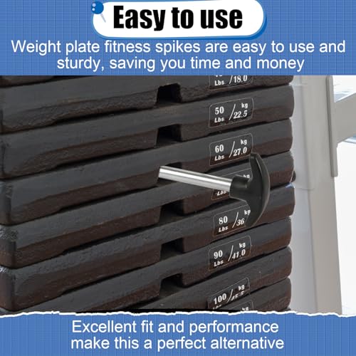 Crescent-Shaped Weight Stack Pin - Chrome-Plated Steel Fitness Accessory 1