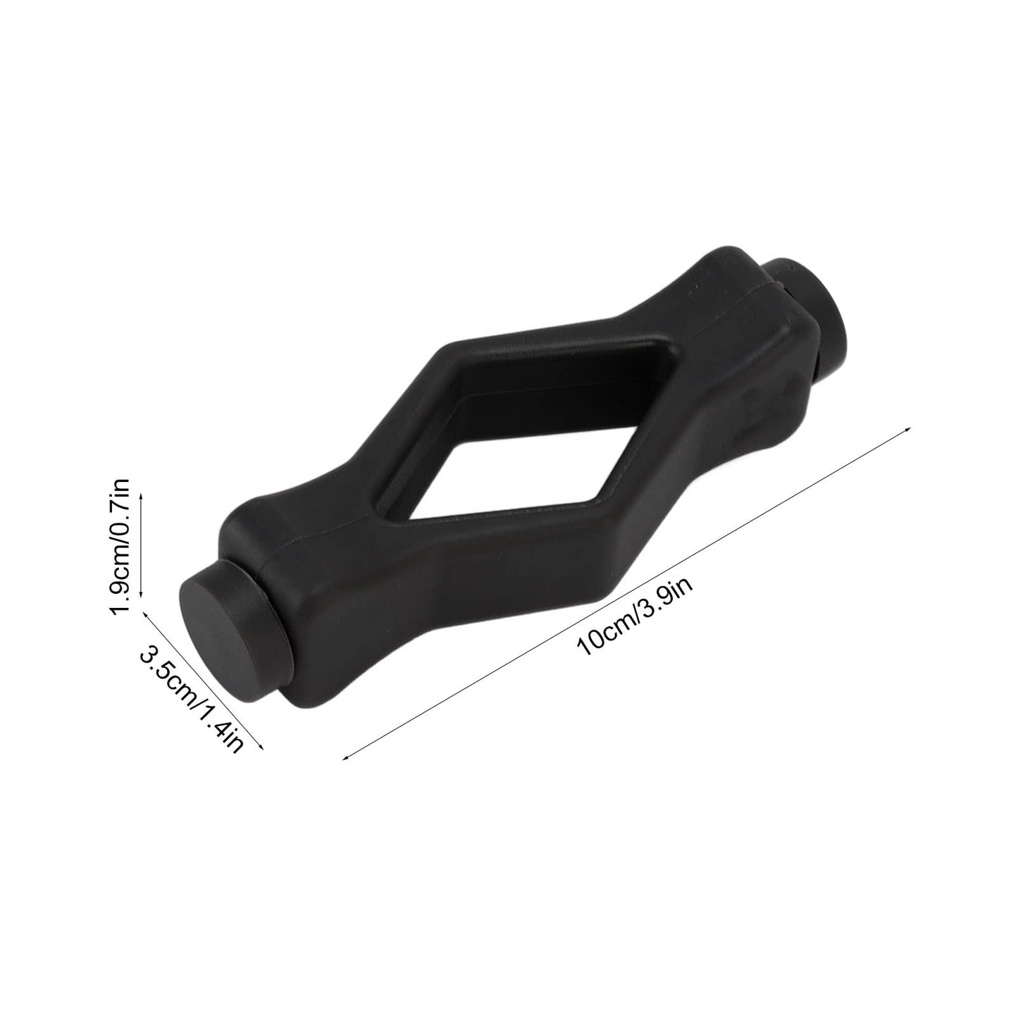 Lwuey Front Load Washer Door Prop, Washing Machine Door Prop Stopper Flexible Mouth Shape Strong Washes Doors Stoping Props Prevent Accidental Closing Keep Dry for Home with 3 Adhesive Sheets(Black)