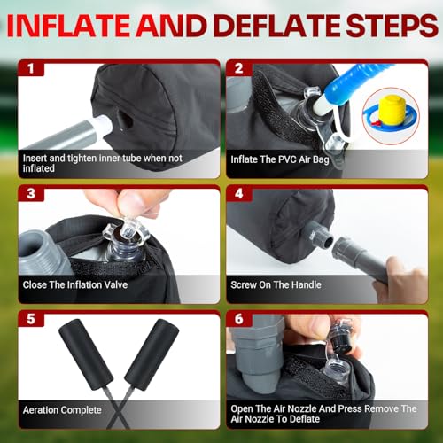 Inflatable Blocking Pads for Football & Basketball Training - 2 Pack