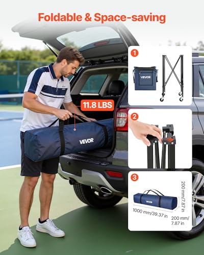 3-in-1 Tennis & Pickleball Ball Hopper - Holds 150 Balls