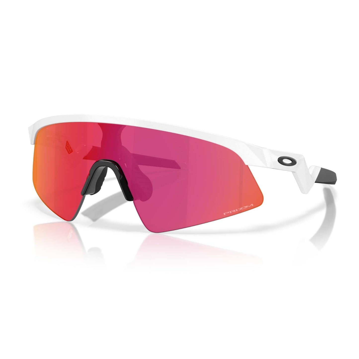 Oakley Resistor Sweep OJ9015 901503 28MM Polished White/Prizm Field Rectangle Junior Sunglasses for Boys for Girls