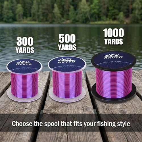AKvto 0.28mm 12lb Red-Blue Two-Tone Monofilament Fishing Line 500yds