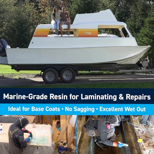 TotalBoat Polyester Laminating Resin, Quart (Model/Size: Quart) for Fiberglass & Boats