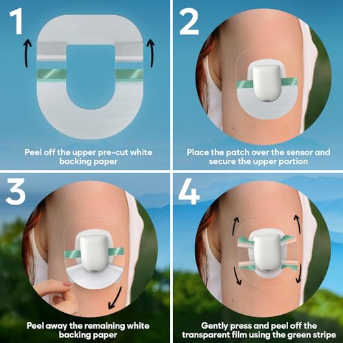 Omnipod 5 Overpatches - 30 Waterproof Adhesive Patches, Skin-Friendly