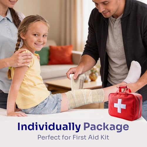 Compression Bandage Wrap - 6 Pack of Assorted Sizes