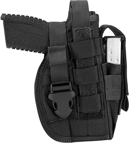 Universal Tactical Gun Holster for Right Hand - Black