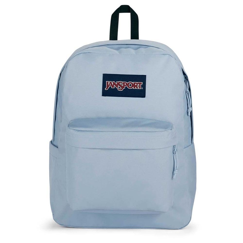JanSport SuperBreak Plus Backpack with Padded 15-inch Laptop Sleeve and Integrated Bottle Pocket - Spacious and Durable Daypack for Work and Travel - Blue Dusk