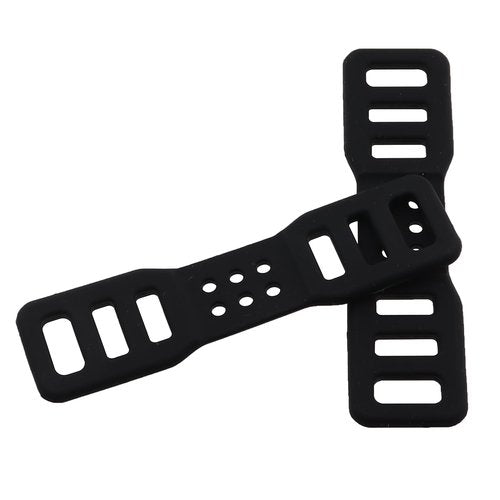MDXing 4PCS Bicycle Silicone Strap Bicycle Headlight Tail Light Accessory Tripod Cord Leather Strap Bicycle Rubber Strap Used for Connecting Objects Hat Racks Bicycle Grip Seat Stem Valve Stem