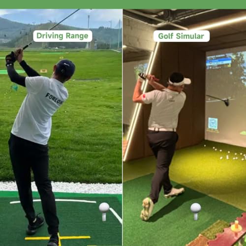 Rubber Golf Tees for Mats, 8 Pcs, Driving Range Hitting Mats
