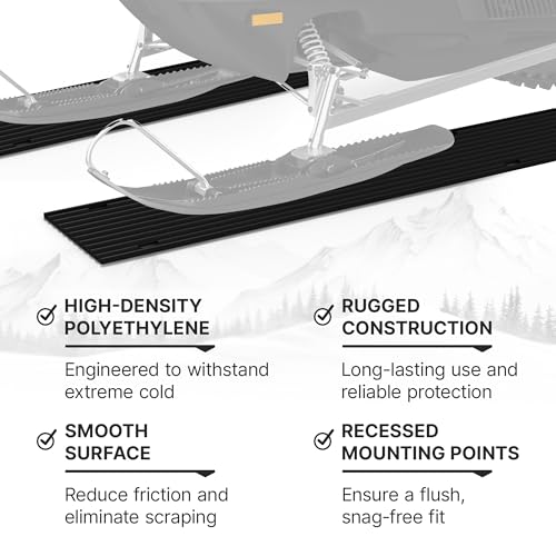 5' Ski Guides for Snowmobile Trailer & Truck Bed - 8 Pack