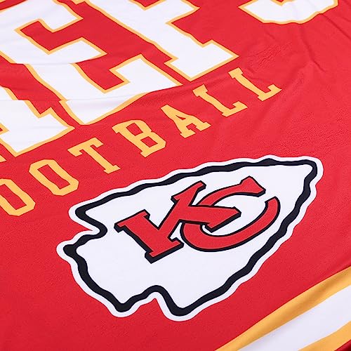 Kansas City Chiefs Sherpa Fleece Blanket - 60" x 70"