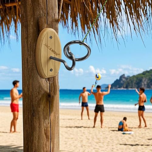 Hook and Ring Toss Game DIY Kit - Short Board Green