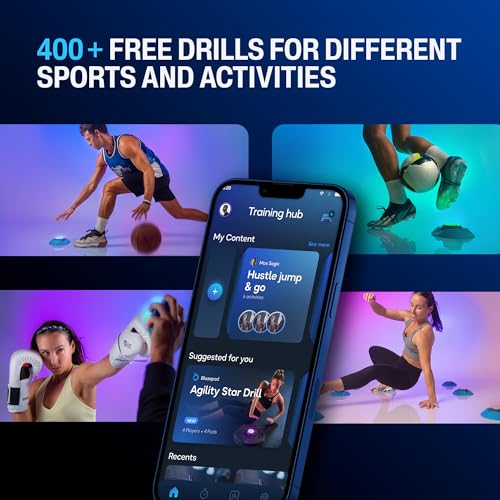 Reaction Training Kit - Smart Pods for Speed & Agility - 4 Pods