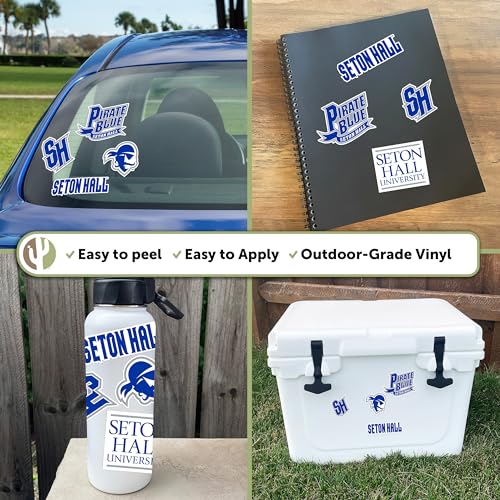 Seton Hall Pirates Vinyl Sticker Decal for Laptops & Water Bottles