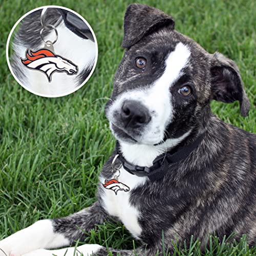 Personalized NFL Denver Broncos Pet ID Tag - Custom Engraving