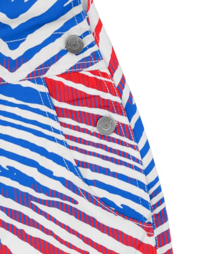 Buffalo Bills Zebra Ombre Shortalls - Unisex Adult Overalls