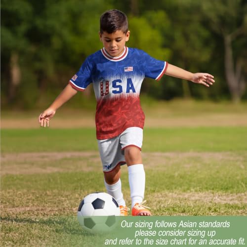 Noryzen Active Kids Soccer Jersey Set Small Ds03 - Boys Girls Team Uniforms
