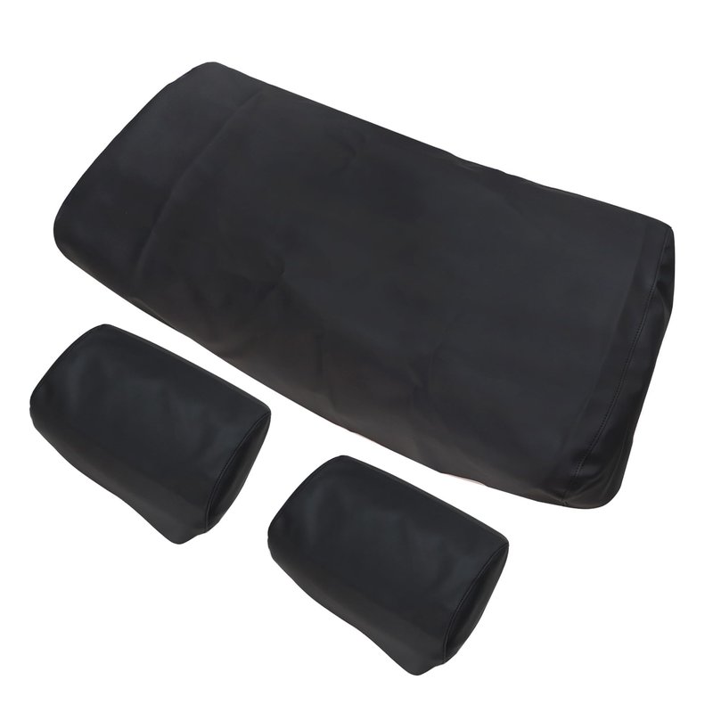 Vigoraze 3Pcs Golf Cart Seat Skin Cover Replacement Microfiber Leather Compatible with Yamaha G-11 G-22