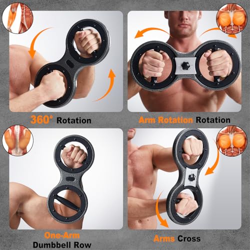 360° Rotating Burn Machine for Upper Body Training - Rock Grain