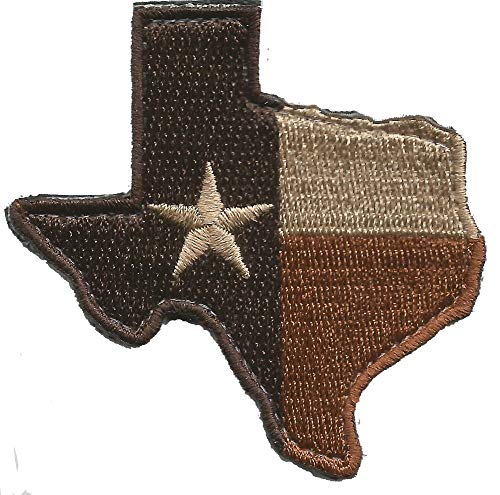 Die-Cut Tactical Texas Patch - Subdued Red/White/Blue