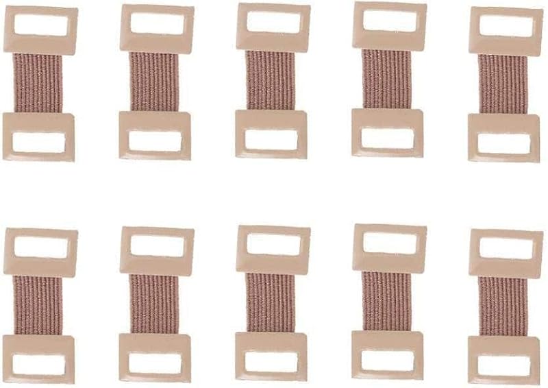 10-Pack Brown Metal Bandage Clips - Replacement Fasteners for First Aid