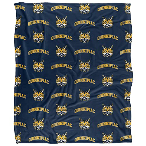 Collegiate Logo Throw Blanket - Silky Touch 50" x 60" - Quinnipiac University