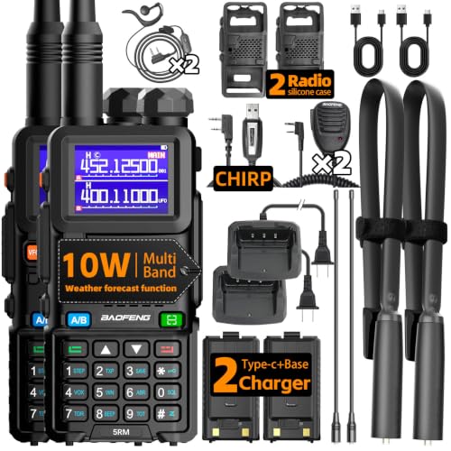 BAOFENG UV-5RM Ham Radio Handheld UV5R Black