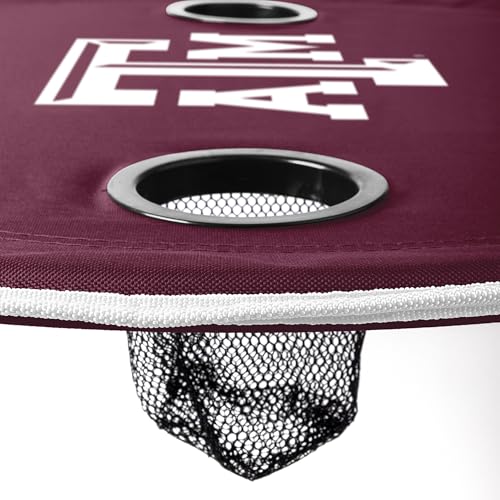 Portable NCAA Texas A&M Aggies Tailgating Table - 27.6" with Cup Holders