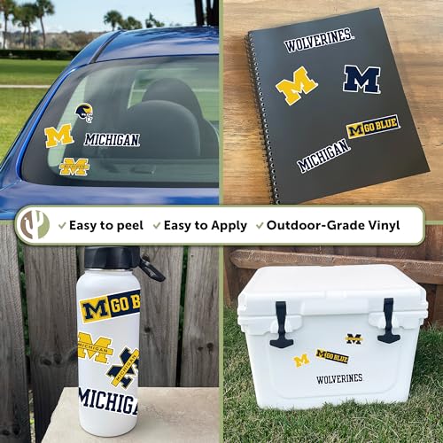 Michigan Wolverines Vinyl Sticker Decal for Laptops & Cars