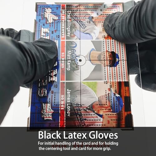 Deyimmei Sports Cards Grading Kit, Sports Trading Cards Measuring Tools, Card Centering Grading Tool, Clarity Tool Set with LED