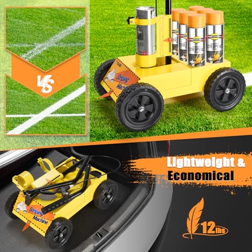 Line Marking Machine for Parking Lots - Adjustable Width 2-4"