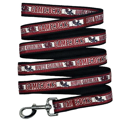 NCAA Dog Leash - Small South Carolina Gamecocks - Durable Nylon
