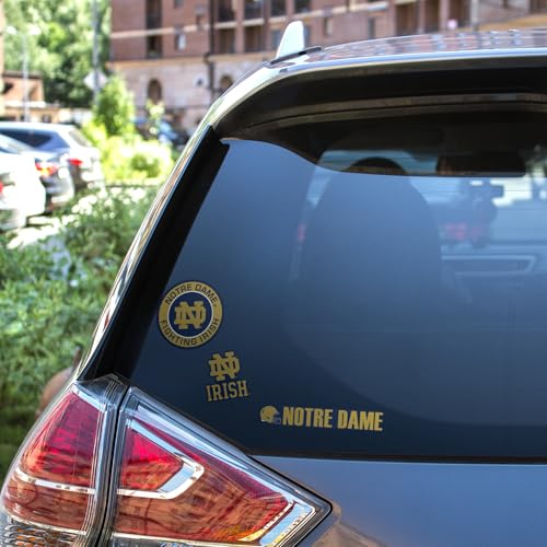 Notre Dame Stickers - 3 Pack Weather-Resistant Vinyl Decals