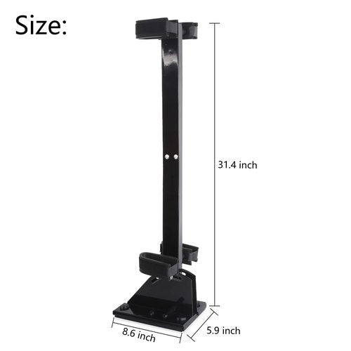 10L0L Golf Cart Gun Rack,Stand Up Gun Holder,Adjustable Guns Mount for Yamaha Club Car EZGO Golf Cart/UTV/ATV